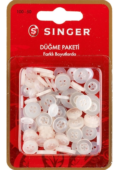 Singer Pfaff Singer Beyaz Dügme