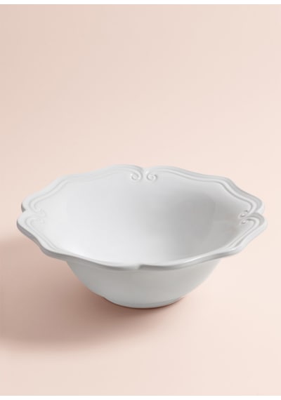 The Mia Grande Salata Kasesi Beyaz 29x10 Cm Grd0018