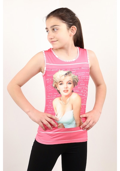 Toontoy Kız Çocuk Now Baskılı Elbise Yeşil
