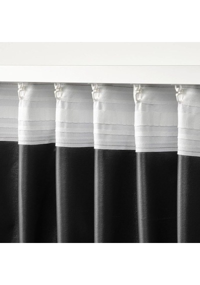 Ikea Rosenmandel Fon Perde 135x300 Cm Gri