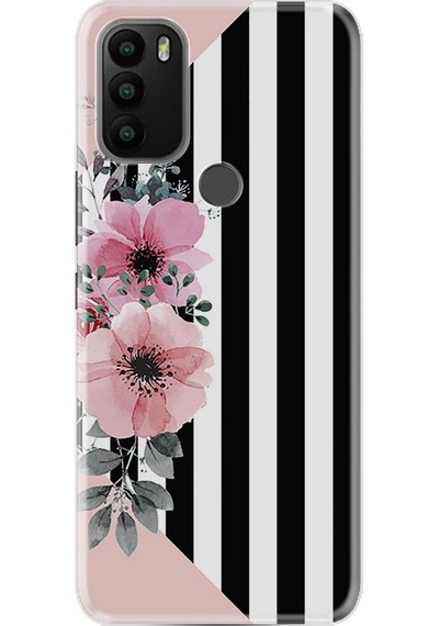 Vivo Y20 Kilif Desenli Silikon Flowers 4 496311117