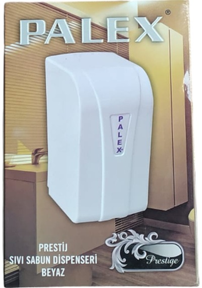 Beyaz Sıvı Sabun Dispenseri Aparatı Plastik
