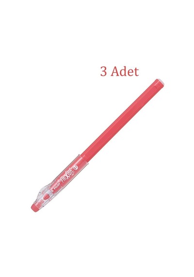 Pilot Frixion Ball Stick Roller Silinebilir Jel Kalem 0.7 mm Mercan F06-CP 3 Adet