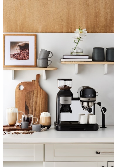 Karaca Coffemaid Kahve Öğütücülü 19 Bar Basınçlı Kahve Makinesi 1.4 L