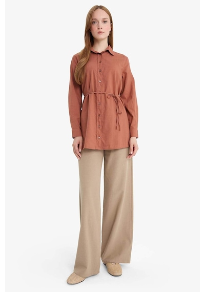 Defacto Keten Karışımlı Wide Leg Geniş Paça Flamlı Pantolon E7480ax25smbg404 Bej Defacto Keten Karışımlı Wide Leg Geniş Paça Flamlı Pantolon E7480ax25smbg404 Bej