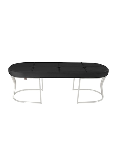 Viego Silver Collection- Antrasit Kapitoneli Chester Model Puf & Bench & Koltuk & Uzun Makyaj Puff & Yatak Ucu