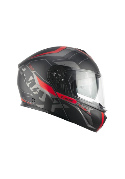 Cgm 569g C-max Cıty Çene Açılır Kask Siyah/kırmızı-m