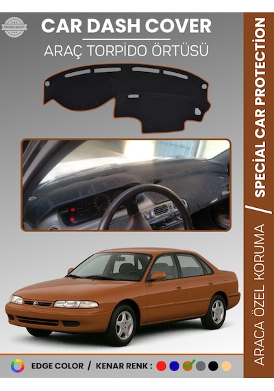 Mazda 626 Cronos 1991-1996 Torpido Örtüsü Panel Halısı Torpido Koruma Özel Kesim Kaymaz Uv Koruma - 487 Stiloto