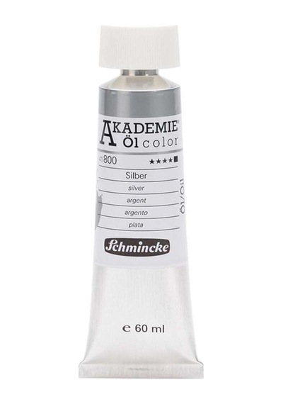 Schmincke : Akademie Yağlı Boya : 60 Ml : 800 Silver