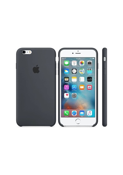 Apple iPhone Uyumlu 6s Plus Silikon Kılıf - Mkxj2zm/a Kömür Grisi