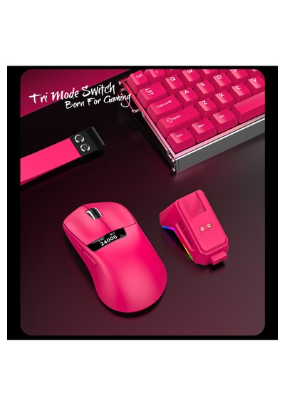 Freewolf A7 Kablosuz Dijtal Ekranlı Oyuncu Mouse 1000 Hz 24000 Dpı Bluetooth Mouse -