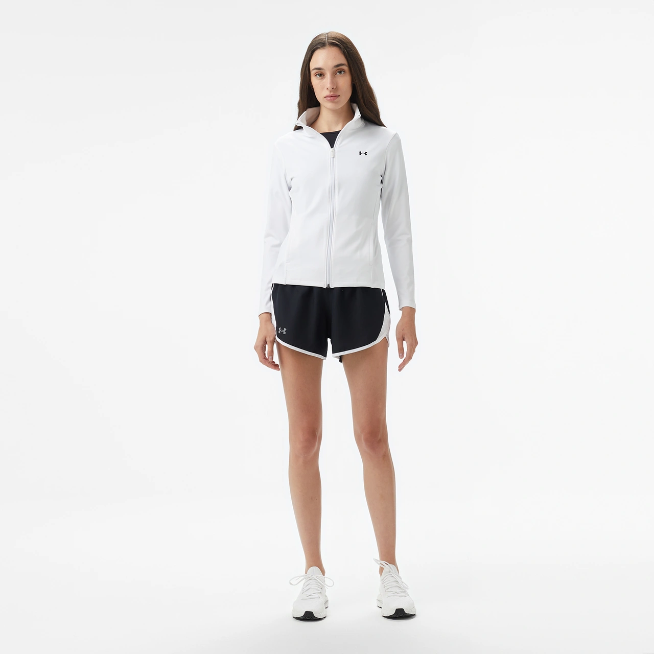 Under Armour Motion Emea Kadın Beyaz Antrenman Ceket 1388650 Beyaz