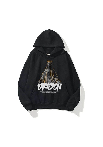 Startmore Unisex Orison Sweatshirt Hoodie Siyah Siyah