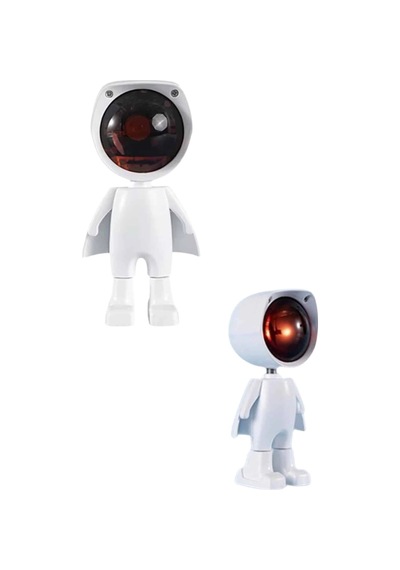 Astronot Işık Projektörü Gökkuşağı Projeksiyon Gece Lambası Hediyelik Çok Renkli 90524887