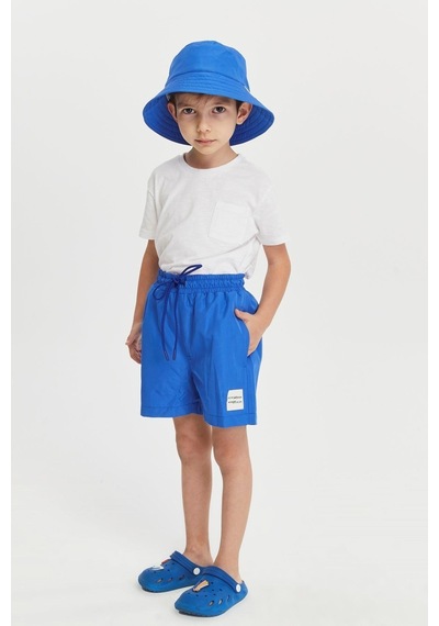 Benitto Kids Erkek Çocuk Desenli Bucket Şapka 7006-mavi Mavi