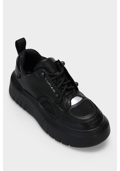 Lufian Icy Kadın Sneaker Ayakkabı Siyah Siyah 122230013100100 Siyah