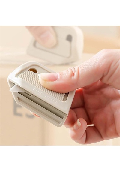 Sn-29134 Manyetik Pratik Mini Paket Açıcı - Kutu Kesici Siyah