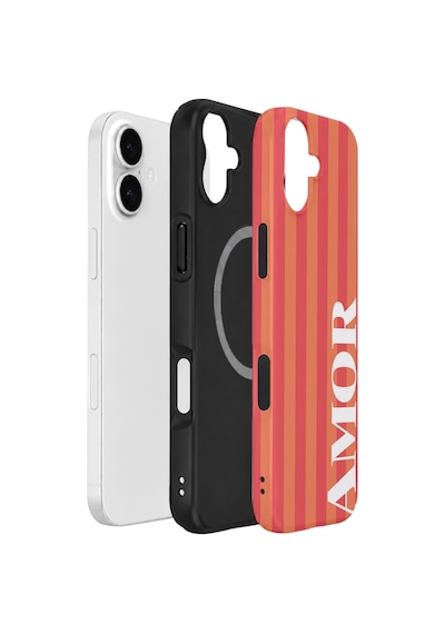 Apple iPhone Uyumlu 17 Vorian Çift Katmanlı Magsafe Kılıf Amor Sunset