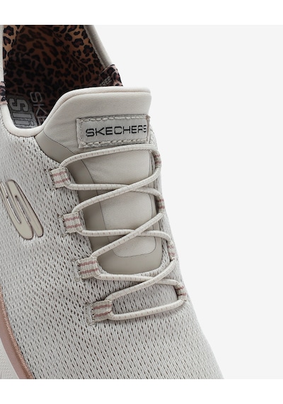 Skechers Summıts - Leopard Chıc Kadın Bej Spor Ayakkabı 150275 Ntmt Bej