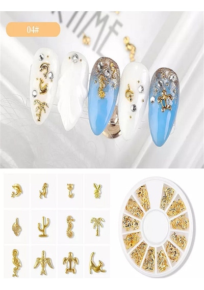 Metal Nail Art Tırnak Süsü F693-04