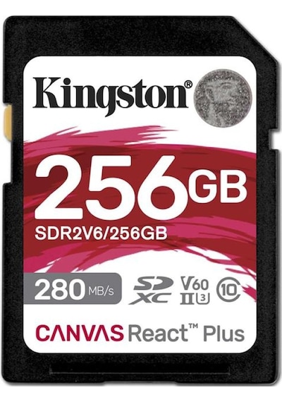 Kingston Canvas React Plus SDR2V6/256GB SDXC UHS-II 256 GB Hafıza Kartı