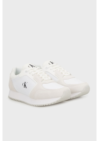 Calvin Klein Bayan Ayakkabı Yw0yw01644 02z Beyaz-bej Beyaz-bej