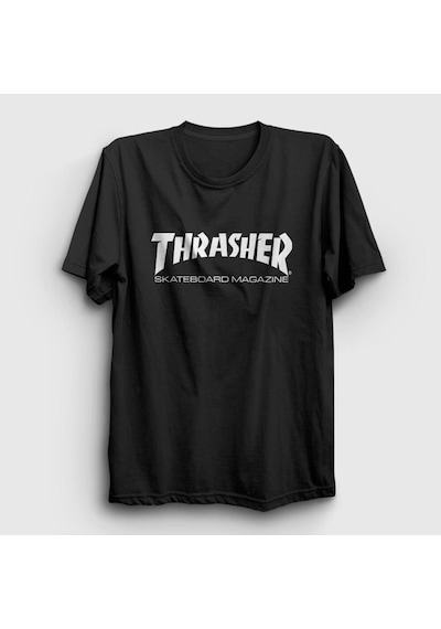 Noıssey Unisex Siyah Logo V5 Thrasher T-shirt 279003tt