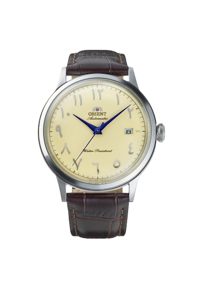 Orıent Ra-ac0039y30b Kurmalı Otomatik Deri Kordon Kahverengi 41 Mm Erkek Kol Saati Metalik Gri