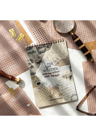 Tr A5 18 Yaprak The Typewriter Sticker Book Alfabe, Rakam Ve Noktalama İşaretleri Seti 1