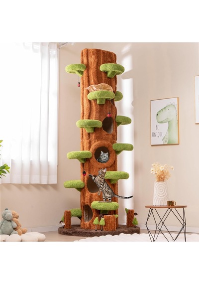 Ağaç Temalı Kedi Evi 200 Cm