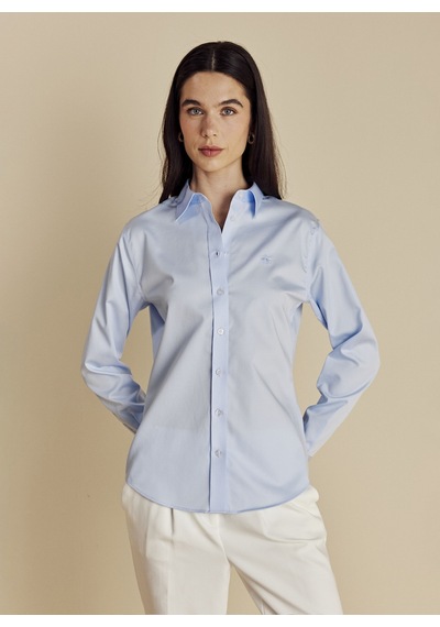 Brooks Brothers Mavi Kadın Gömlek Bbss26fsh001