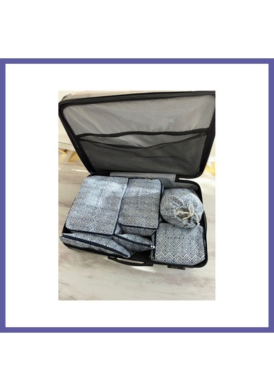 Bezos 6 Lı Valiz Düzenleyici Bavul Içi Organizer Set Seyahat Hurcu Nıda Çok Renkli