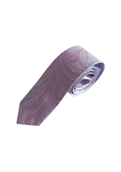 Elifebru Exclusive Handicrafts Ebru Sanatı Saten Kumaş Erkek Gri Pembe Kravat Sakr 144 Gri Pembe 001