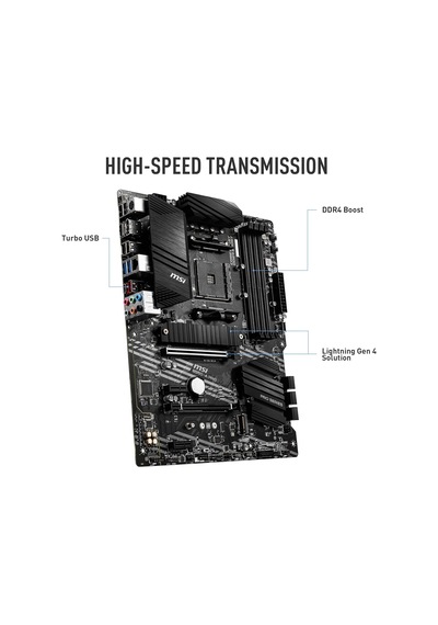 B550-a Pro Am4 Ddr4 Bellek 4400 Oc Hdmı Dp M.2 Usb3.2 Atx