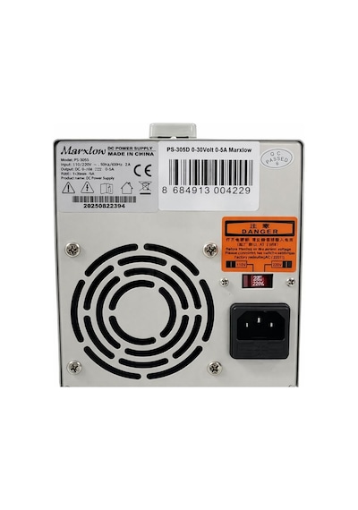 Ps-305d 0-30volt 0-5amper Trafolu Ayarlı Güç Kaynağı Marxlow