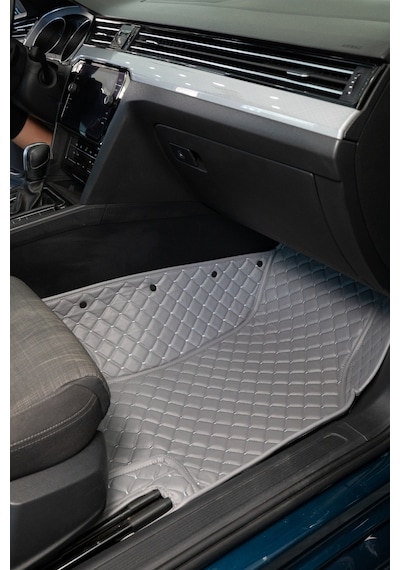 Hyundai Accent Milenyum 2000-2003 Koyu Gri 8d Diamond Premium Araca Özel Deri Oto Paspas