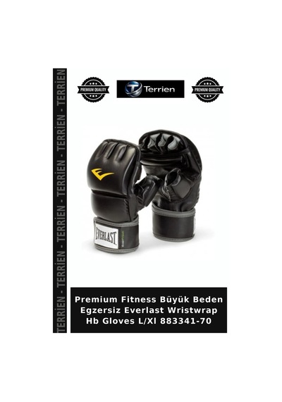Premium Fitness Büyük Beden Egzersiz Everlast Wristwrap Hb Gloves L/xl 883341-70 Çok Renkli