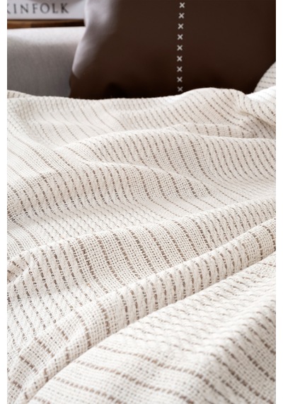 Rustıc Krem- Bej Koltuk Örtüsü 170x220cm 5160a Krem Bej