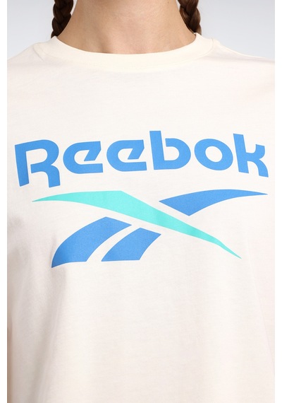 Reebok New Id Reg Crp Tee Bej Kadın Kısa Kol T-shirt Bej
