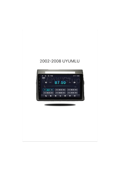 Snp Serisi Toyota Verso 2002 - 2008 Uyumlu 4-32gb Hafıza Multimedya Sistemi Ve Geri Görüş Kamerası 9"