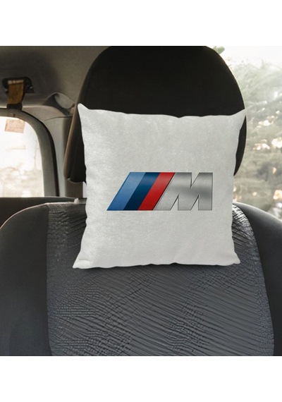 Bk Gift Bmw M Tasarımlı Kare Araç Koltuk Yastığı-1
