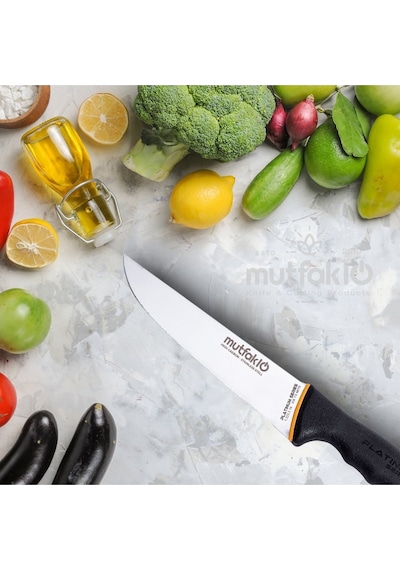 Mutfak10 Platinum Kasap Bıçağı 19 Cm No:3 31959 Siyah