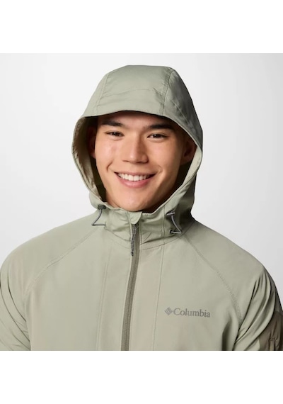 Columbia Men's Tall Heights Iı Hooded Softshell Hiking Jacket Wo0923 Yeşil