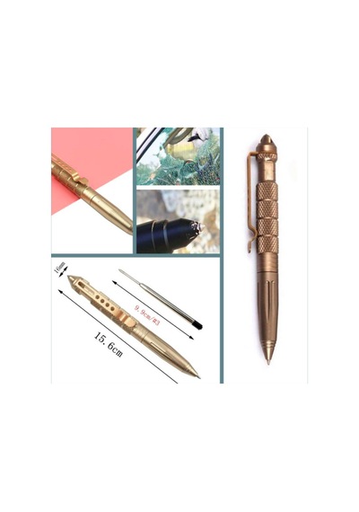 Omeniv Şampanya Ağır Metal Tükenmez Kalem Cam Kırıcı Outdoor