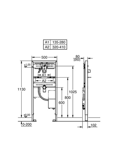 Grohe Rapid Sl Ankastre Fotoselli Lavabo Bataryası Için Iç Gövde 38748002 Mavi