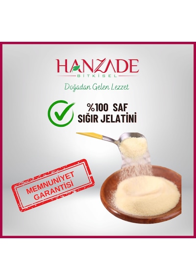 Hanzade Bitkisel Toz Jelatin 100 G