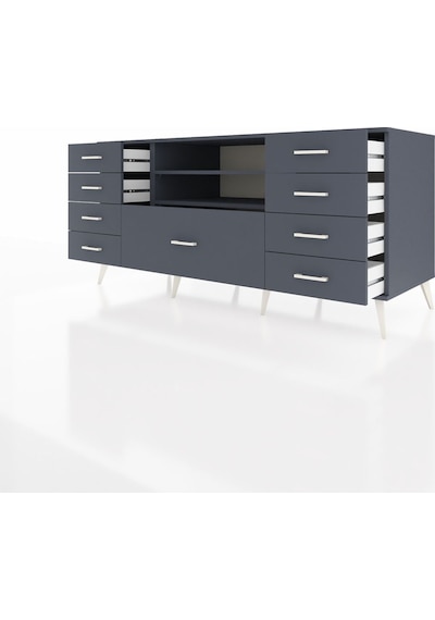 Kronos Konsol 2 Raflı 9 Çekmeceli 176x59x83 Antrasit-antrasit/antrasit Antrasit/antrasit Kronos Konsol 2 Raflı 9 Çekmeceli 176x59x83 Antrasit-antrasit/antrasit Antrasit/antrasit