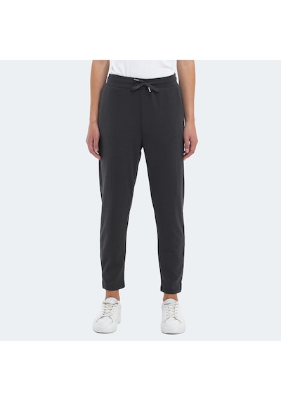 Slazenger VELAR I Kadın Cepli Koyu Gri Eşofman Altı