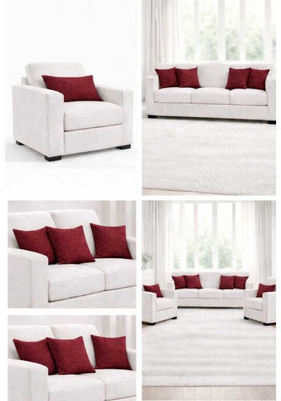 Kadife Dokulu Bordo Kırlent Yastık Kılıfı 2 Adet 45 X 45 Cm