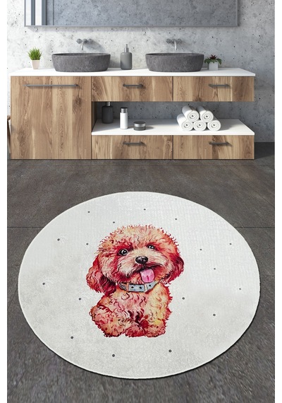 Terrier Çap Banyo Halısı Djt 160x160 cm